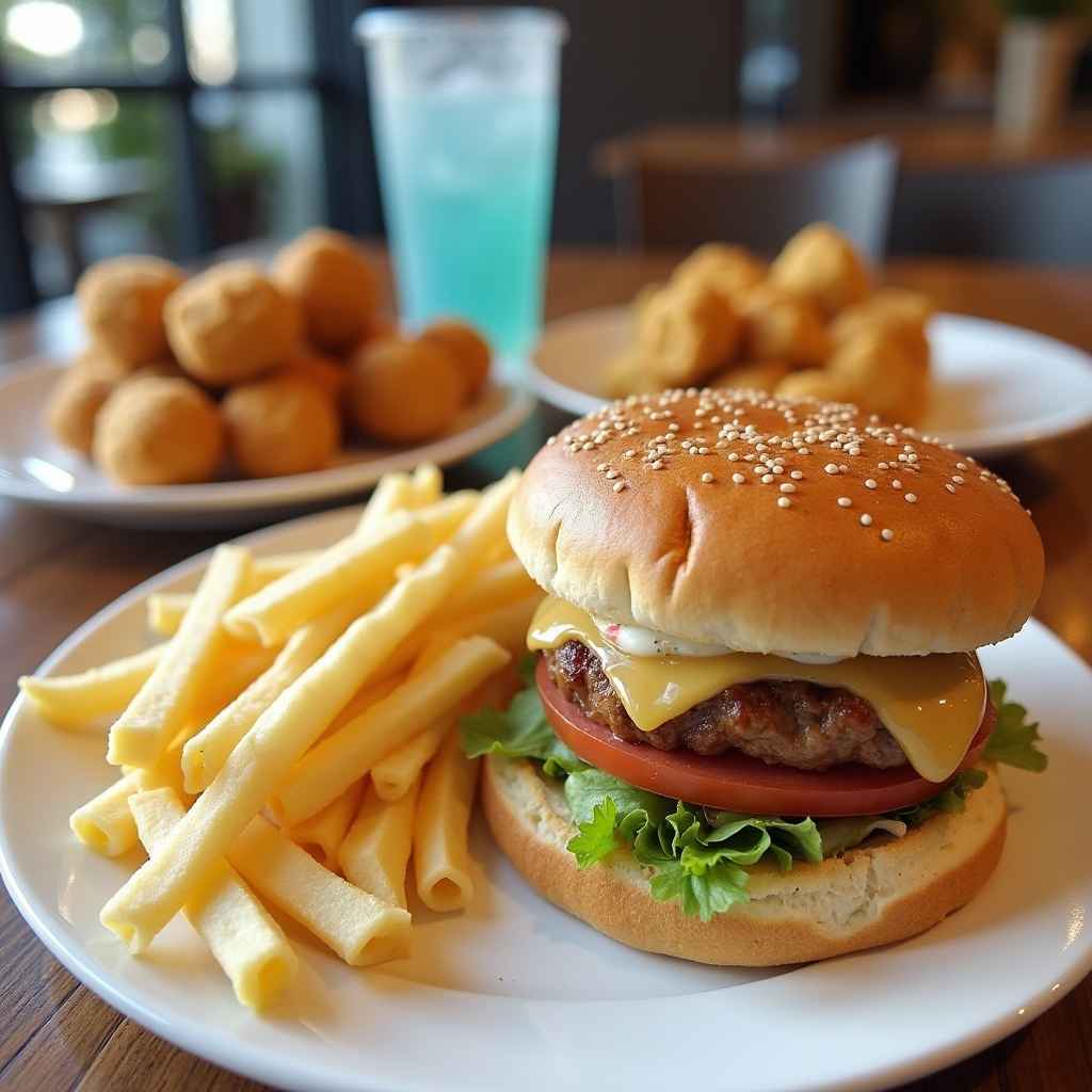 Kids meals at Eva Grill & Lounge family-friendly restaurant